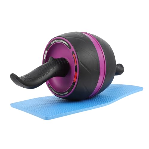 KOMBIUDA Ab Roller Wheel with Non-slip Mat Silent Movement Core Strength Fitness Equipment for Home Workout Beginners and Advanced Users