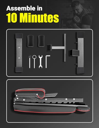 YOLEO Adjustable Weight Bench for Home Gym, ASTM-Certified 827LBS, 98% Pre-Assembled, Foldable Gym Bench with 84 Positions Incline Decline Flat, Wider Seat