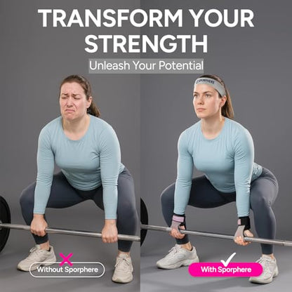 Premium Crossfit Grips for Women – Anti-Slip Lifting Grips & Wrist Straps for Weightlifting, Workout, Deadlift, Pull-Ups, Barbell, Easy-to-Clean, Odor Free, Size Small & Medium - size: Medium (M)