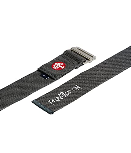 Manduka Align Yoga Strap - color: Thunder Grey, size: 10 Feet