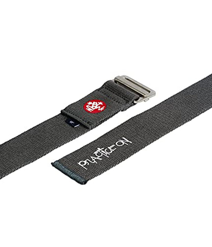 Manduka Align Yoga Strap - color: Thunder Grey, size: 10 Feet