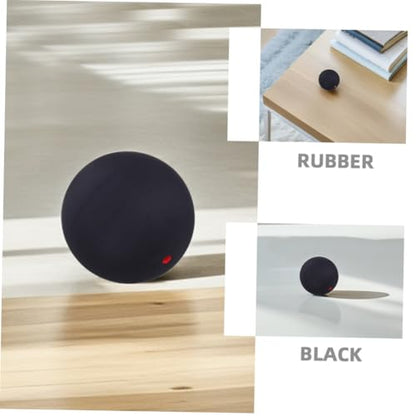 2pcs Professional Squash Practice Ball Reaction Training Hand Eye Coordination Trainer Single Dot Bounce Balls Indoor Outdoor Sports