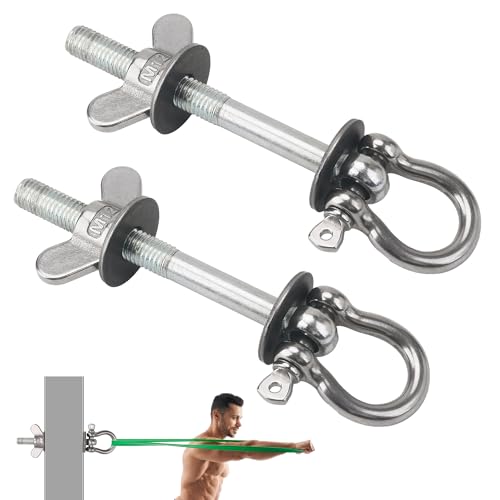 Power Rack attachments Band Pegs Resistance Band Hooks for Squat Rack O-Ring for Versatile Gym Equipment Attachments 304 Stainless Steel (2 Pack)