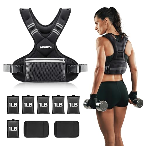 Adjustable Weight Vest 4-10lbs / 11-20lbs / 20-32lbs X-Shape Weighted Vest for Women and Men, Home Workout Ironsand Vest with Zipper Pouch and 6 Weight Packs, Available in Pink, Gray, Black - color: Black, size: 4-10lb