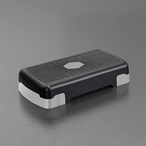 45Cm Adjustable Fitness Pedals Aerobic Step Platform Exercise Board for Home Yoga Pedal Fitness Equipment Exercise Aerobic Step - color: Gray