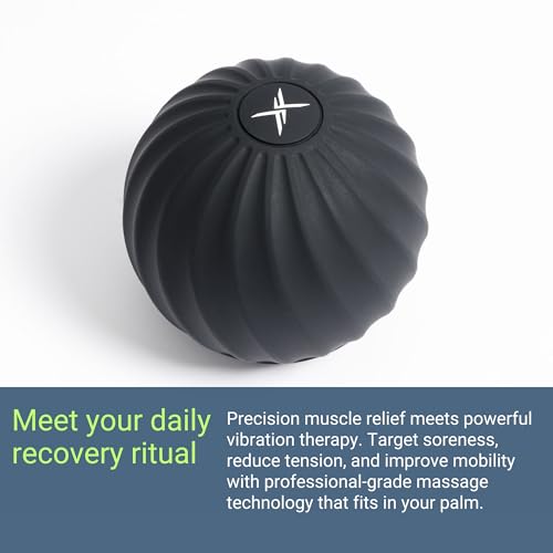 Frost Fit VibePro Pulse - Vibrating Massage Ball Massager - Deep Tissue Therapy Ball with 4 Speeds - Myofascial Release & Pain Relief