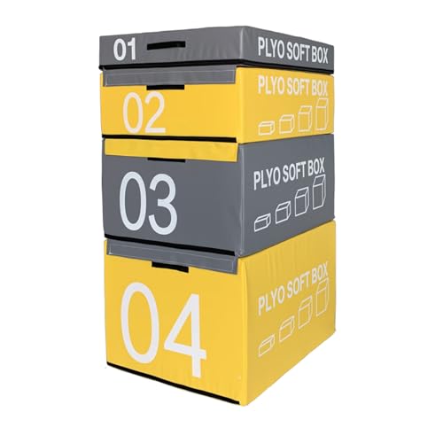 Jump Box, Soft Foam Box, Professional Physical Training Combination Box, Used for Home Gym and Outdoor Exercise. Suitable for Agility Training and Speed Training. - color: A