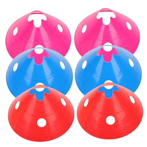 6pcs Football Training Hurdles Plastic Flexibility Agility Racks for Outdoor Sports for Boys and Girls and Athletes Coordination and Speed Training
