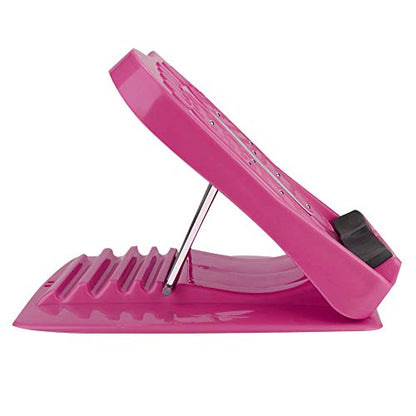 Calf Stretcher, Household Folding Foot Calf Stretcher, Leg Fitness Slant Pedal Board, Achilles Stretcher, Foot and Calf Stretcher, Calf Stretcher Slant Board - color: Pink