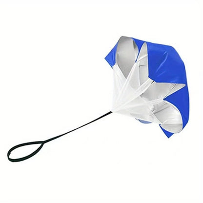 Resistance Parachute for Running, Speed Training Parachute for Sprint, Football, Soccer, Agility and Strength Workouts, Adjustable Belt with Carry Bag - color: blue