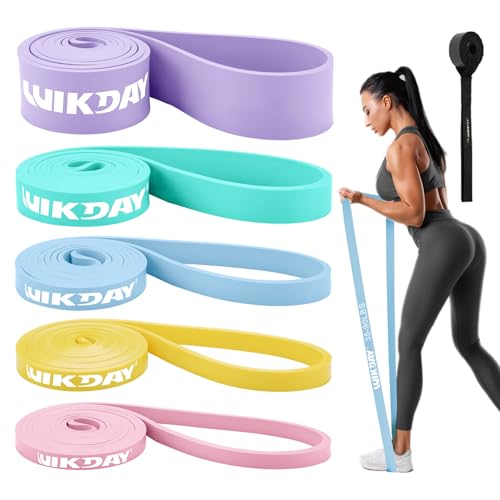 Resistance Bands for Working Out, Exercise Bands, Workout Bands, Pull Up Assistance Bands for Body Stretching Training Physical Therapy Muscle Training for Men & Women