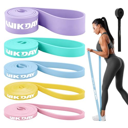 Resistance Bands for Working Out, Exercise Bands, Workout Bands, Pull Up Assistance Bands for Body Stretching Training Physical Therapy Muscle Training for Men & Women