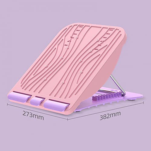 Adjustable 12Levels Portable Ankle and Foot Incline Board Stretch Board Calf Stretcher Plantar Foot Spine Massage Balancing Fitness Pedal