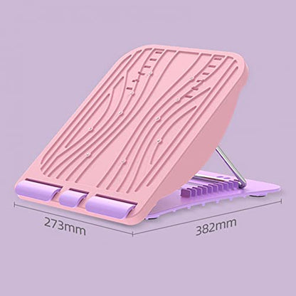 Adjustable 12Levels Portable Ankle and Foot Incline Board Stretch Board Calf Stretcher Plantar Foot Spine Massage Balancing Fitness Pedal