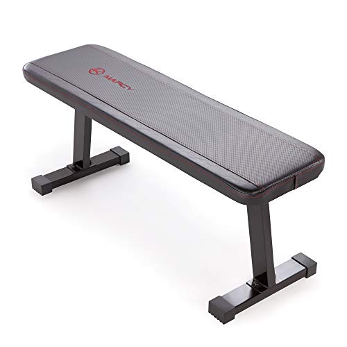 Marcy Flat Utility Weight Bench for Home Gym Weight Training and Ab Exercises - color: Basic - Black