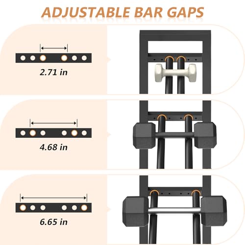 Dumbbell Rack Stand Only, Weight Rack for Home Gym, Heavy-Duty Kettlebell Rack, 3 Tier Adjustable Weight Storage Racks, Space-Saving Home Gym Organizer