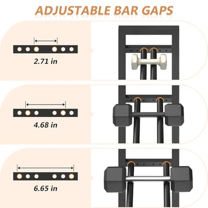 Dumbbell Rack Stand Only, Weight Rack for Home Gym, Heavy-Duty Kettlebell Rack, 3 Tier Adjustable Weight Storage Racks, Space-Saving Home Gym Organizer