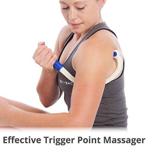 Body Back Mini FSA Eligible - Handheld Neck and Shoulder Massager, Trigger Point Massage Tool, Pressure Point Pain Relief, Deep Tissue Self Massager