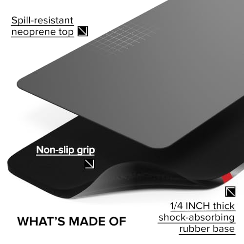 Falko Tactical Gun Cleaning Mat, Gun Mat for Handgun, Rifle and Shotgun - color: Grey, size: 36x12