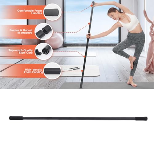 Yosoo Health Gear Adjustable Yoga Stretch Stick, 3 Lengths