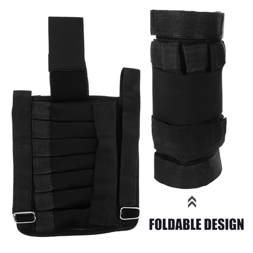 Happyyami Adjustable Ankle Weights Leg Training Belt 2pcs to 16kg Reusable Calf Covers for Running Pilates Strength Training Workout