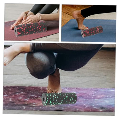 LIOOBO 2pcs Balance Yoga Roller Compact Muscle Massage Roller for Travel for Back Leg Arm Pain Relief