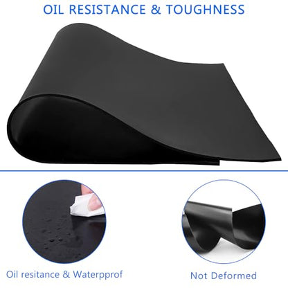 WochiTV Solid Rubber Sheets Strips, 12" Wide x 1" Thick x 12" Long Neoprene Rubber Rolls Perfect for DIY Gasket Material, Sealing, Liner, Shield, Padding, Mat - size: 12" W x 12" L, style: 1" Thick