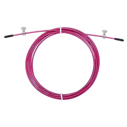 PATIKIL Speed Jump Rope Replacement Cable Professional Skipping Rope Steel Wire Replace for High Speed Jump Ropes - color: Pink