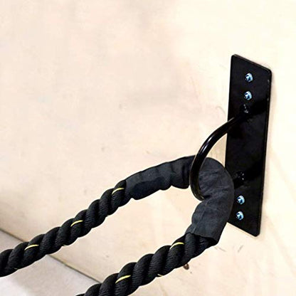 U/ D Suspension Ceiling Anchor Wall Mount Trainer Bracket for Yoga Swings Hammock Battle Rope Black