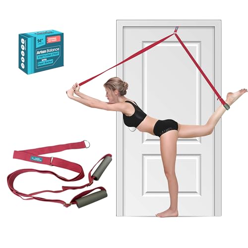 Stretching Straps for Flexibility, Balance, and Leg Stretching – Multiple Styles for Yoga, Ballet, Dance, Gymnastics & Physical Therapy