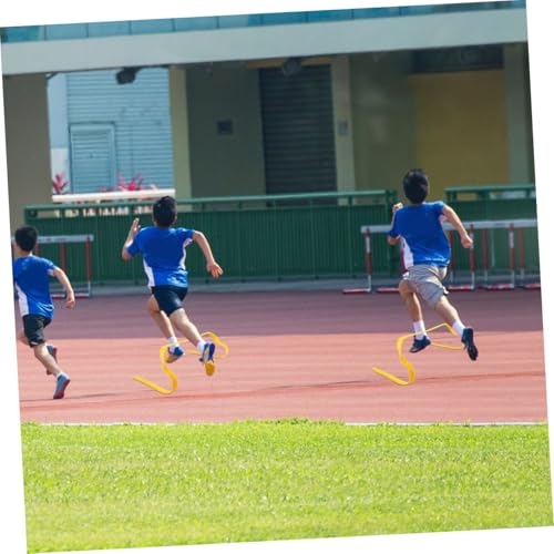 UKCOCO 4Pcs Agility Hurdles for Outdoor Training Durable Pe Speed Training Equipment for Adults Jumping Flexibility and Coordination for Soccer Fitness Workouts