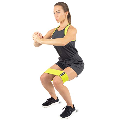 ProsourceFit Loop Resistance Bands Set of 3, 2-inch Wide for Leg Exercises and Physical Therapy