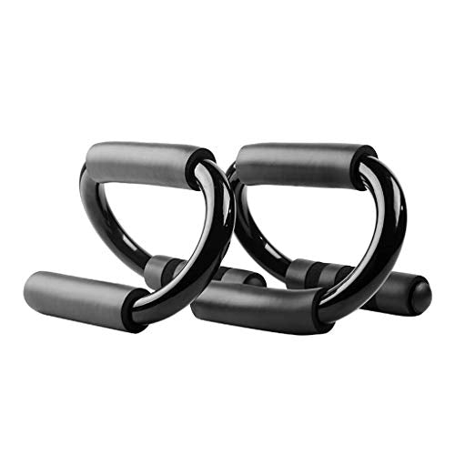 Push-up Bracket,S Shape Sports Fitness Chest Training Push Up Stands Bars,with Comfortable Foam Handles and Non-Slip
