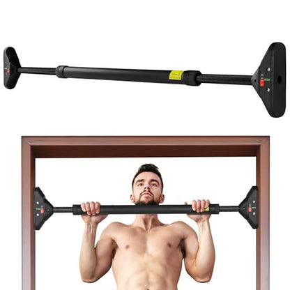 Yes4All Heavy Duty Wall Mounted Pull Up Bar, Over Door Pull Up Bar for Doorway, Multi Grip Chin Up Bar, Sturdy Strength Training Bars & Durable Gym Bar for Home Exercise - style: Doorway Pull-Up Bar