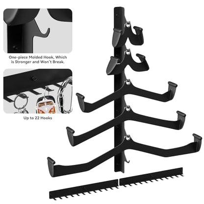 LAT Pull Down Bar Storage Rack Wall Mount,Gym Storage Wall Organizer for LAT Pulldown Attachments Cable Attachment, Gym Accessories, Workout Equipment, Home Gym Fitness