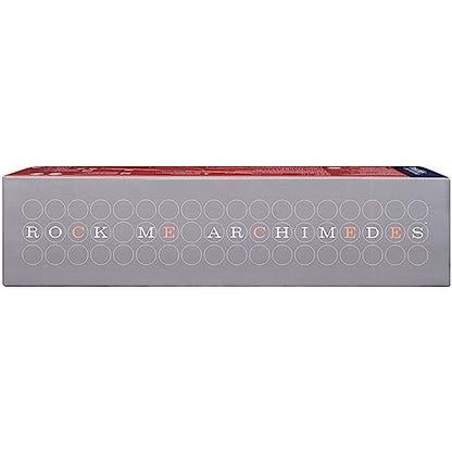 Rock Me Archimedes, Balancing Strategy Puzzle Marbles Family Board Game Retro STEM Learning Educational Toy, for Adults and Kids Ages 8 and up