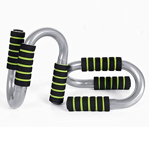 Strong Chrome Push Up Bars - Steel Pushup Stands with Comfortable Foam Grip and Non-Slip in Choice Safe, Sturdy and Less Wrist Strain
