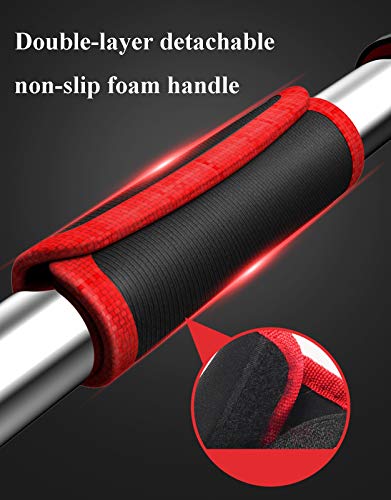 Pull-Up Bar The Horizontal Bar On The Door, Without Screw Installation, The Fitness Training Bar On The Door, 65-90cm, 85-120cm, 105-140cm (Size : 65-90cm) - size: 65-90cm