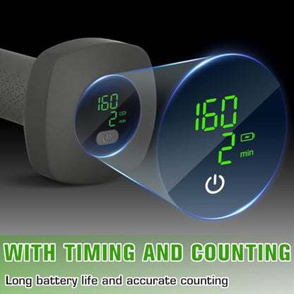 Smart Dumbbell,HISPOX Weight Dumbbell(Sold in Single) with Timing and Counting