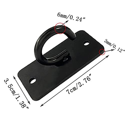 Ackron Small Wall Mount Workout Anchors Ceiling Mounted Hook Exercise Station for Strength Training Body Weight Straps Resistance Bands Yoga Home Gym Sports Fitness Accessories