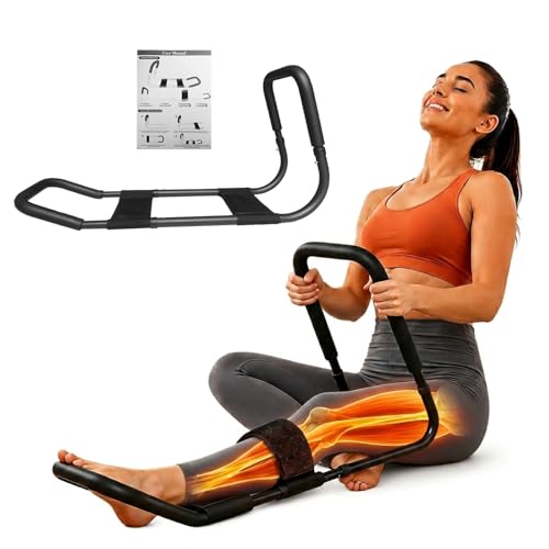 Hamstring Stretcher for Knee Extension, Adjustable Leg Stretcher for Flexibility, Calf, Hip & Lower Back Stretching Equipment, Knee Stretcher for Mobility, Yoga, Physical Therapy & ACL Recovery