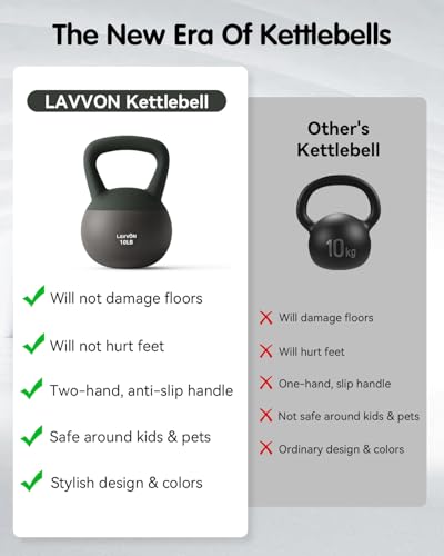 Soft Kettlebell - Cushioned Impact-Resistant Base and Anti-Slip - color: Black-Green