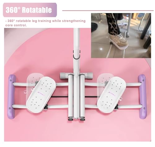 Ski Training Machine Elderly Women Thigh Training Machine, Pelvic Floor Exercise Equipment 330LB Load-Bearing, Fitness Beginner Slimmer, Rotating Legs Trainer