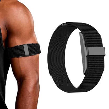 Bicep Bands Compatible with Hume Band, Nylon Loop Replacement Strap, Soft Breathable Adjustable Sport Wrist/Arm/Ankle Band for Fitness Tracker & Activity Monitor