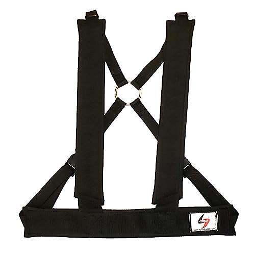 Padded Dual-Use Harness with 10ft Towline. Made in The USA for Speed, Agility and Jump Training.