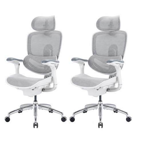 SIHOO Doro C300 Pro V2 Ergonomic Office Chair, 135° Recline, 2 Packs, White - color: White, size: Pack of 2
