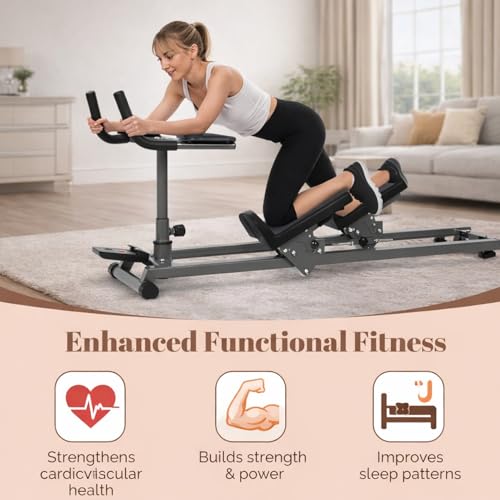 Happlee Crawling Machine for Adults Core Trainer Full Body Workout Machine Spine Twist and Stretch Trainer Ab Twist Machine Back Stretcher with Counter 5 Level Height 3 Level Angle Home Gym Equipment