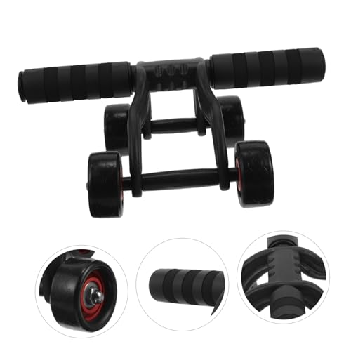 GANAZONO Ab Roller Wheel for Abs Workout Portable Fitness Equipment with Anti-skid Handle Supports up for Home Exercise Suitable for Men and Women