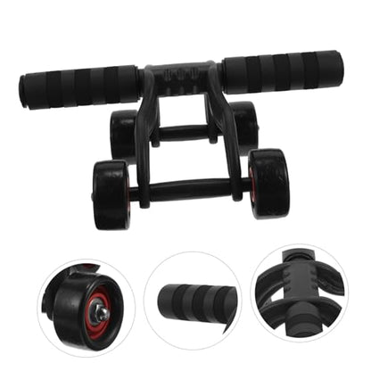 GANAZONO Ab Roller Wheel for Abs Workout Portable Fitness Equipment with Anti-skid Handle Supports up for Home Exercise Suitable for Men and Women