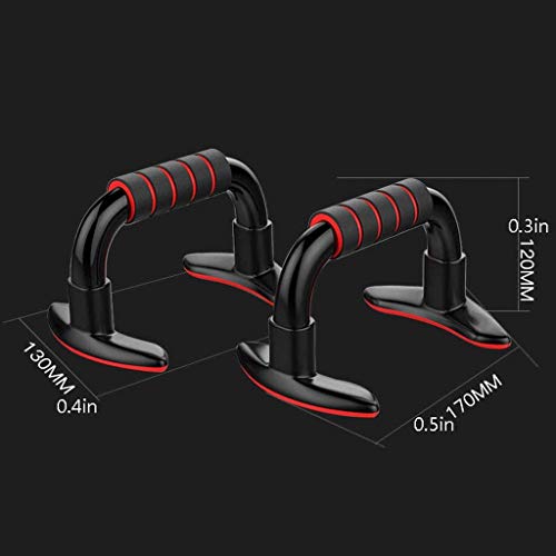 Push-up Stands Push-ups Fitness Bar Base Exercise Equipment with I-Shaped Muscles Building for Home Training